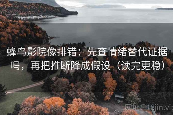 蜂鸟影院像排错：先查情绪替代证据吗，再把推断降成假设（读完更稳）